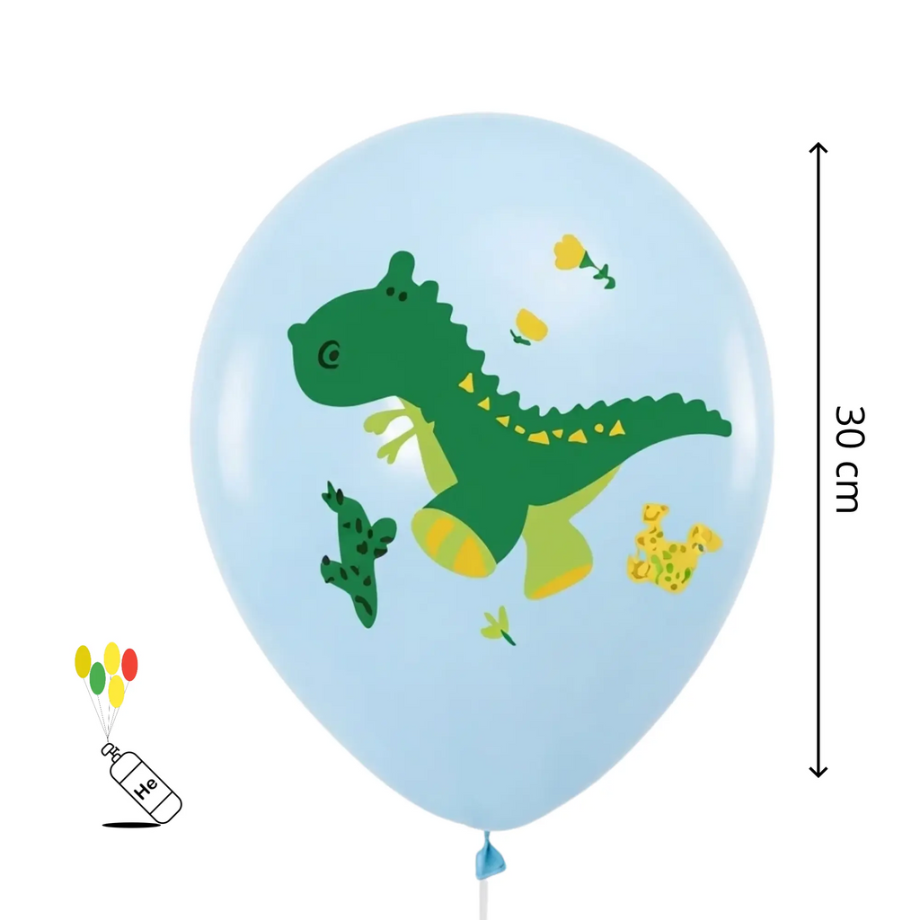 Balão dino, gás hélio kit