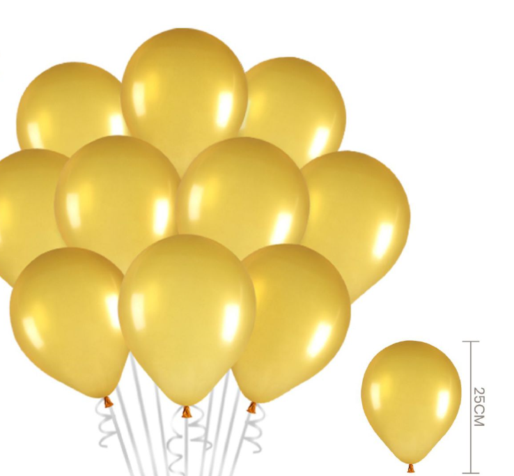 Kit de Balões Lisos (12 peças) – 25 cm