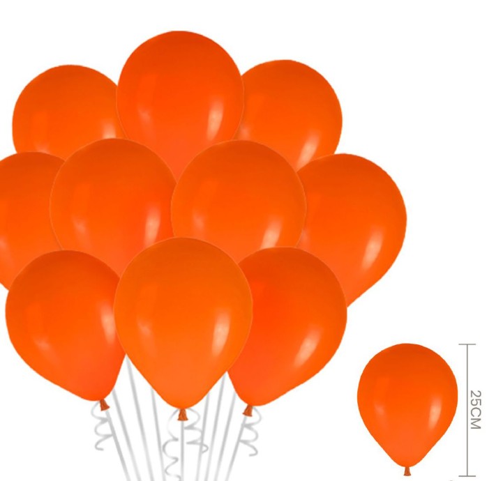 Kit de Balões Lisos (12 peças) – 25 cm