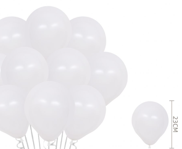 Kit de Balões de Látex (50 peças) – 23 cm