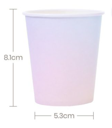 Kit de Copos de Papel (6 peças)