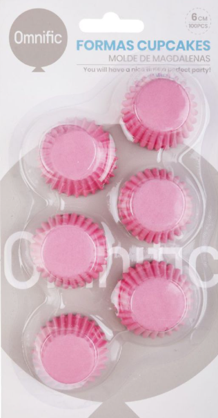 Formas para Cupcakes Azuis (100 peças)