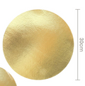 Base Redonda para Bolos Dourada (30 cm)