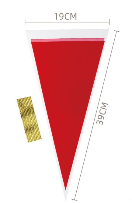 Saco de Doces Triangular (19x37 cm)