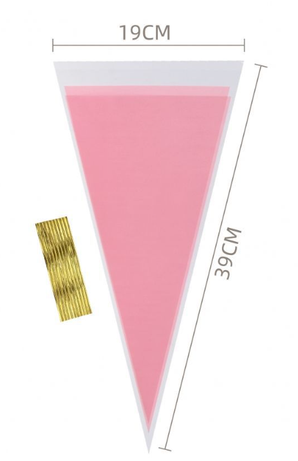 Saco de Doces Triangular (19x37 cm)