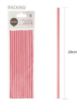 Palhinhas de Papel -  (20cm) com 25 peças