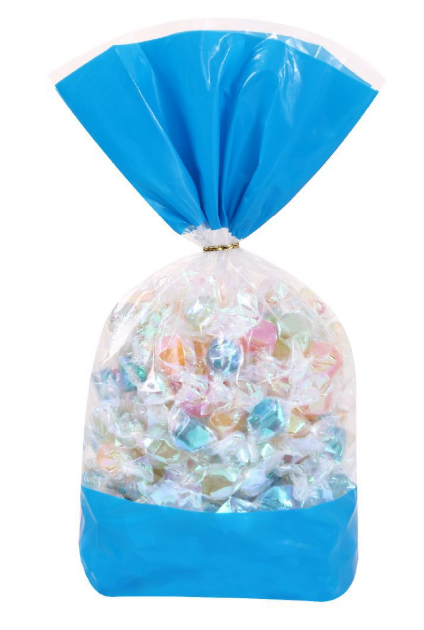 Sacos de Plástico para Doces  9.5x27cm (10 Peças)