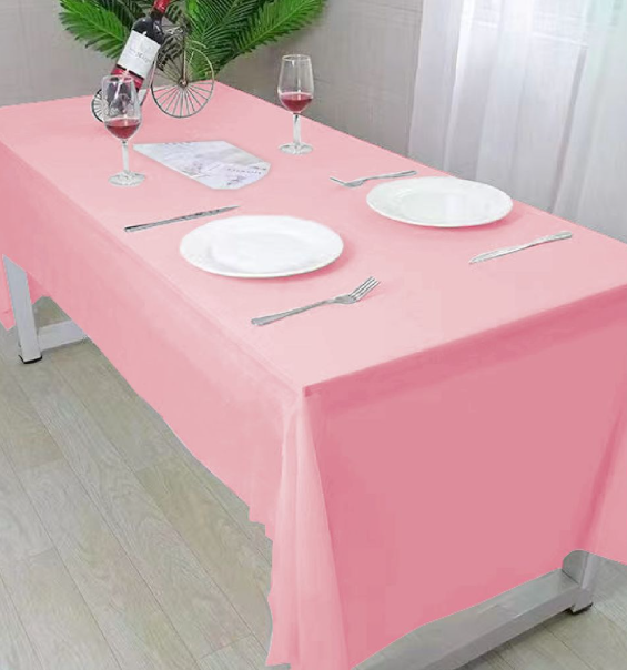 Toalha de Mesa de Plástico(137 x 274 cm)
