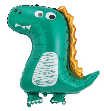 Balão Metalizado "Dinossauro Amigo" (86,2cm)