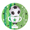 Pratos de Papel "Campeão de Futebol" (6 unidades)