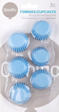 Formas para Cupcakes Azuis (100 peças)