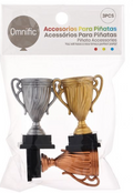 Mini Troféus Metálicos para Piñatas (3 Peças)