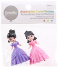 Bonecas Princesas de Fricção para Piñatas (2 Peças)