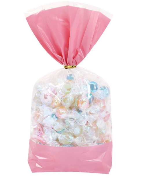 Sacos de Plástico para Doces  9.5x27cm (10 Peças)