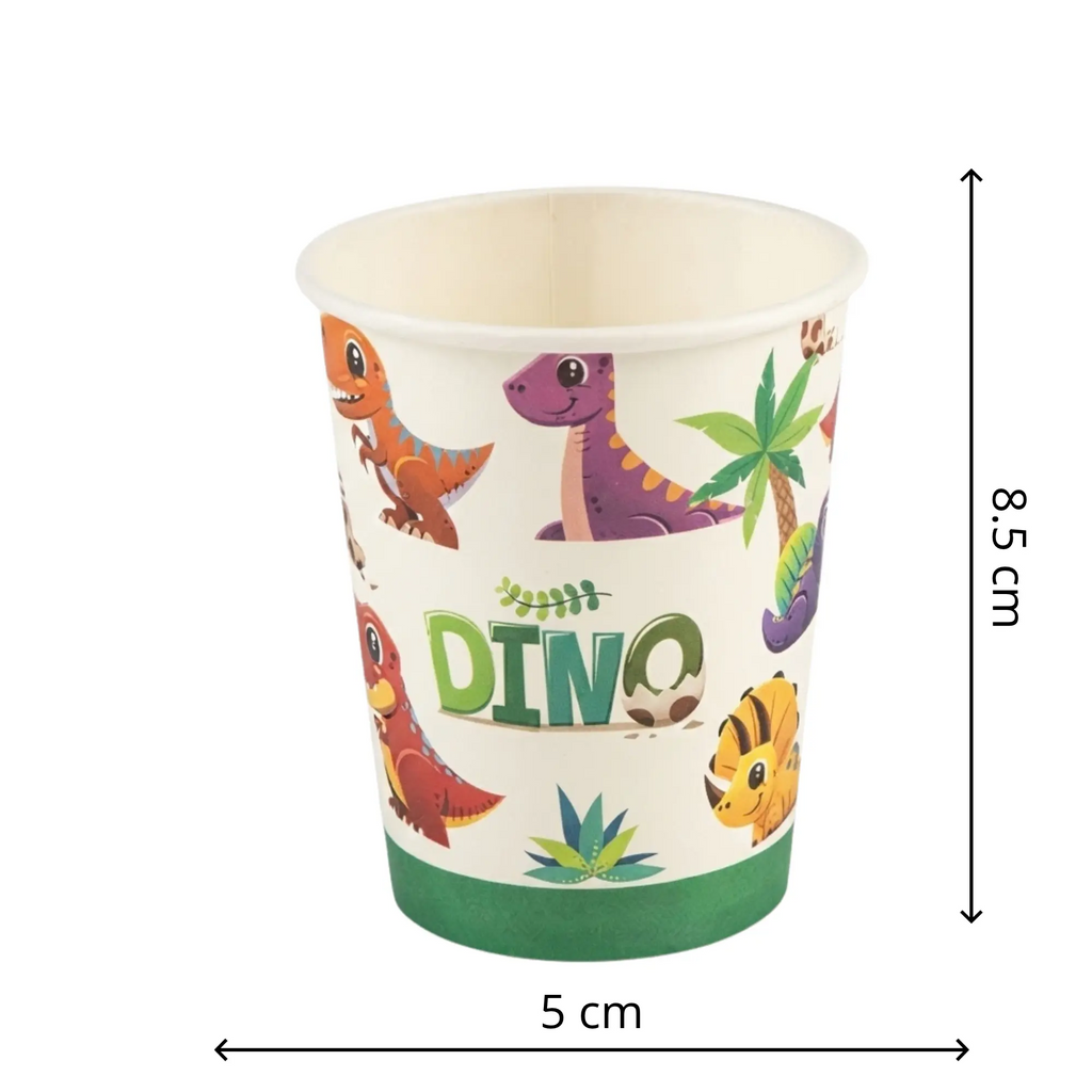 Copo dinossauro para festa, Festalar.