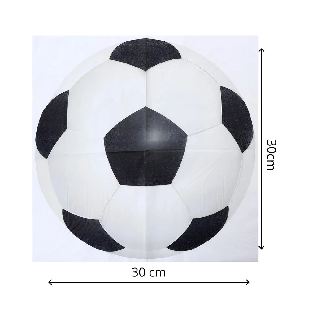 Guardanapo tema futebol, imagem bola, Festalar , dimensão