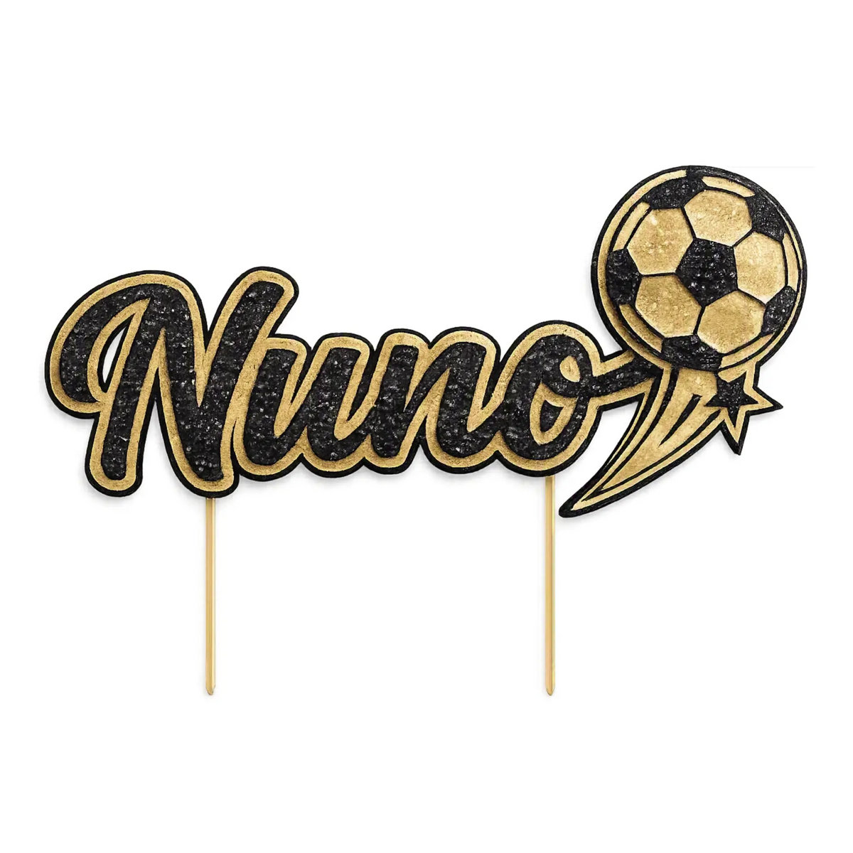 Nome personalizado, tema futebol. Festalar