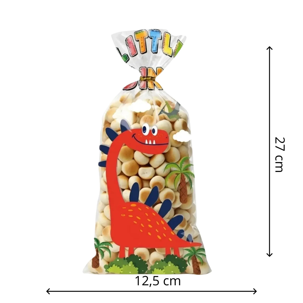 Saco de doces, tema dinossauro, Festalar
