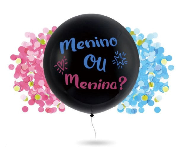 Balão de Látex Gigante para Chá de Revelação (90cm)