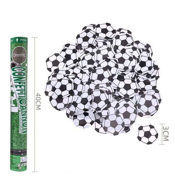 Canhão de Confetes de Futebol 40CM - Omnific