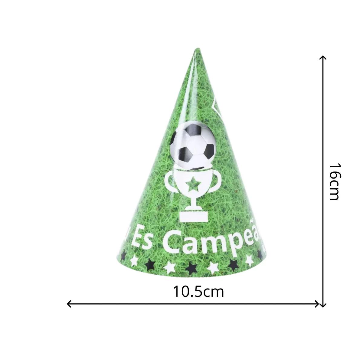 Chapéu para festa de aniversário no tema futebol. Festalar, tudo para sua festa em Portugal , dimensão.