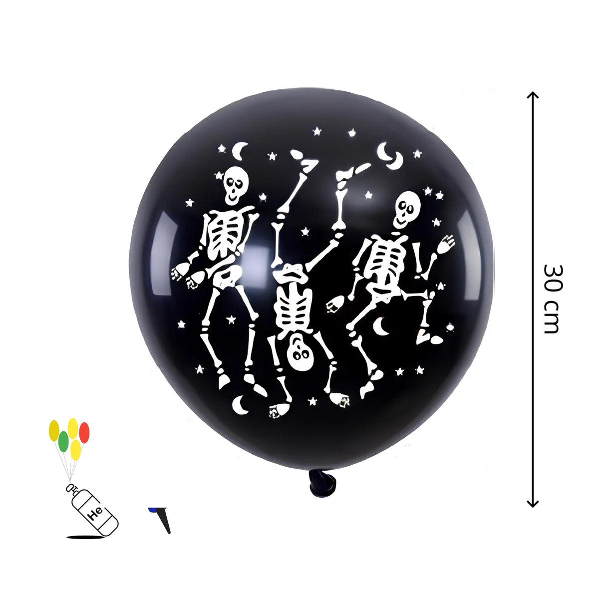 dimensão balão Halloween 7 , Festalar