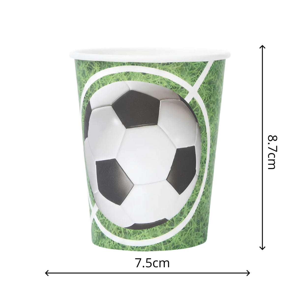 dimensão copo futebol. Festalar 