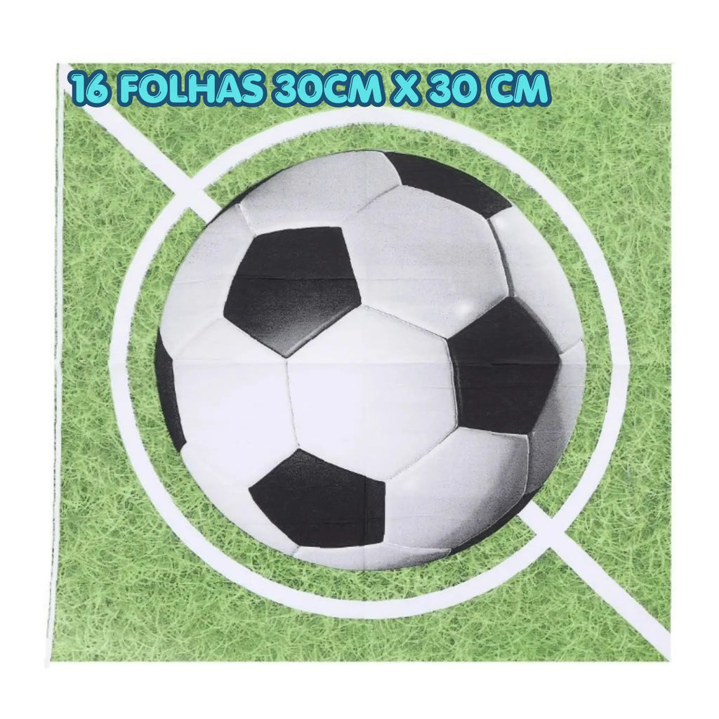 guardanapo de futebol, kit festa pronta, box festalar
