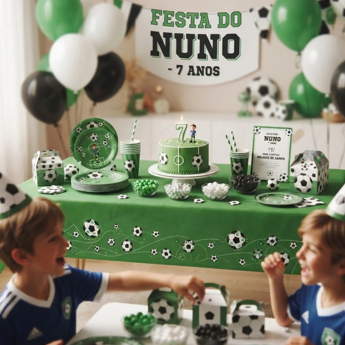 toalha de mesa futebol editorial 