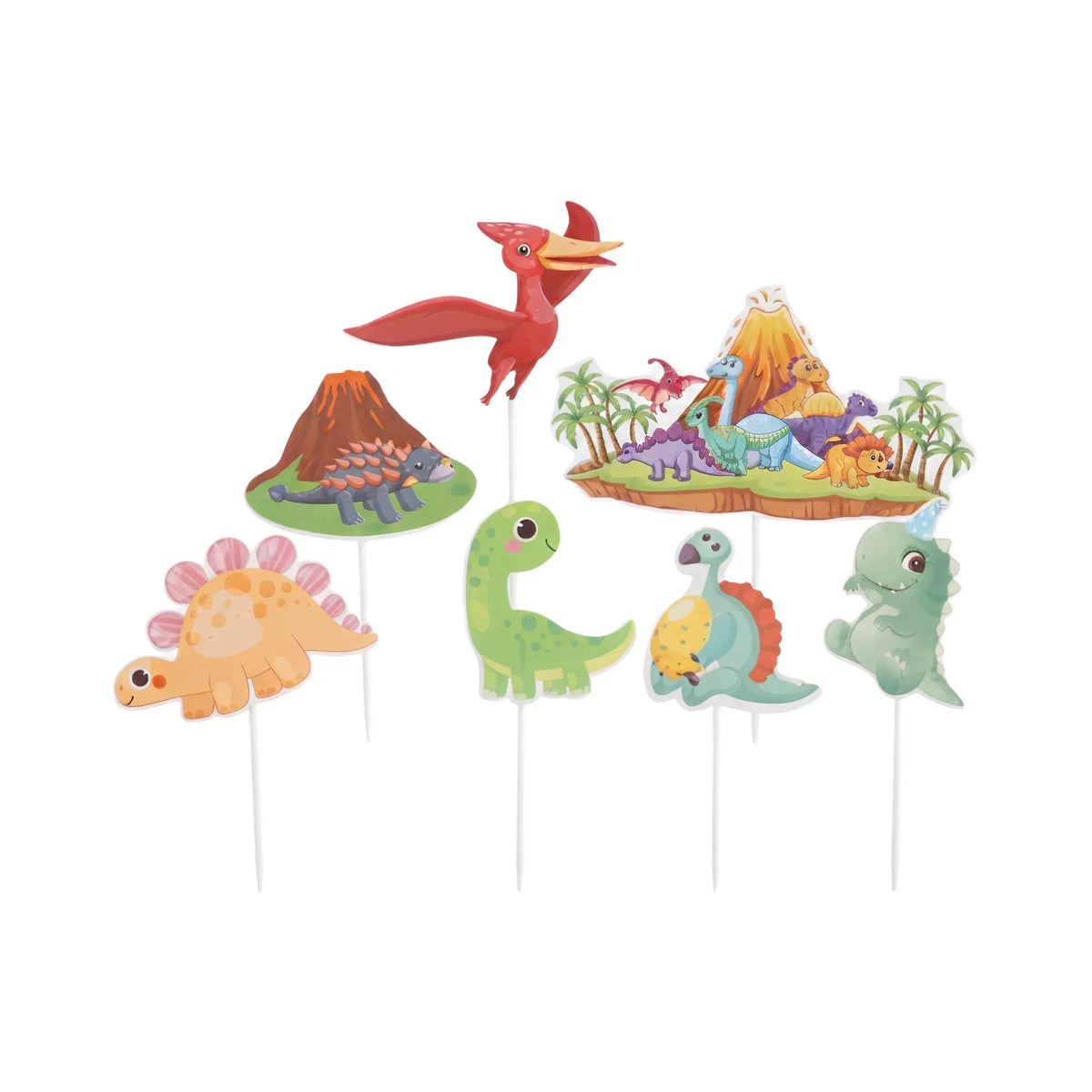 topo de bolo, dinossauro, amigos, festalar